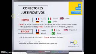 Lección Gramática Español Conectores Nivel B1 [upl. by Gibbie672]