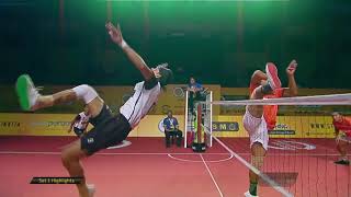 Sepak TakrawquotFADZLI ROSLANquot The Left Spiker HD [upl. by Loleta]