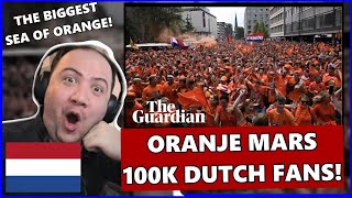 Oranjemars Dortmund 100k Oranje Dutch Fans 1 Netherlands in Germany 🇳🇱 Teacher Paul Reacts Holland [upl. by Leidba394]