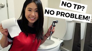 Why Bidets Are Better Than Toilet Paper  How To Install A Handheld Bidet  BIDET 101 [upl. by Abbey628]