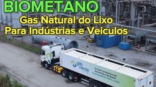 ESSA PLANTA DE BIOMETANO DO LIXO GERA GÁS NATURAL PARA 12000 CARROS POR DIA INCRÍVEL [upl. by Verdi]