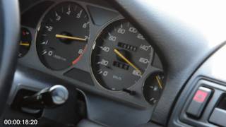 Acceleration test Honda Prelude BB6 H22A 0  200kmh  0 [upl. by Nirehtac]