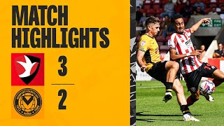 HIGHLIGHTS  Cheltenham Town 32 Newport County [upl. by Ticon]