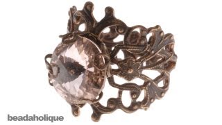 How to Make an Adjustable Filigree Ring [upl. by Oxley]