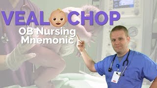 VEAL CHOP OB Nursing Mnemonic for Fetal AccelerationsDecelerations [upl. by Leacim]