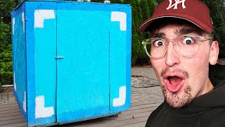 Moving Into My Minecraft Diamond Block House [upl. by Scarito]