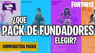 COMPARATIVA PACKS DE FUNDADOR SUPERLUJO LIMITADO DEFINITIVO  FORTNITE SALVAR EL MUNDO  GUÍA [upl. by Eniluap55]