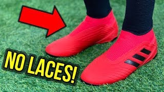 THE CHEAPEST LACELESS BOOTS EVER  ADIDAS PREDATOR 193 LACELESS  REVIEW  ON FEET [upl. by Sammie]