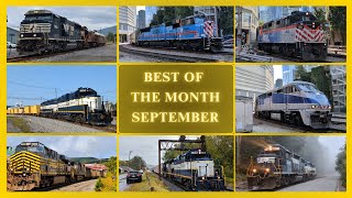 Railfanning Best of The Month  September 2024 [upl. by Leahcir]