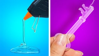 HOT GLUE GUN HACKS [upl. by Natsud965]