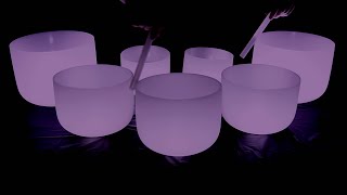 Healing Soundwaves Crystal Singing Bowls Magic [upl. by Naylor]