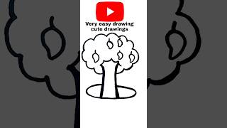 🤣how to draw mango tree drawing easy with colour mango fruit drawing apple banana drawing strawberry [upl. by Chuah]