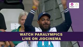 Sumit Antil Dominating The Javelin Finals  Paralympics Javelin Throw Highlights  JioCinema [upl. by Finnigan]