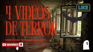 4 VIDEOS DE TERROR CAPTADOS EN CAMARA [upl. by Sig]