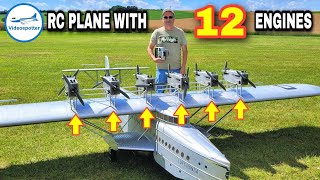 ✈️ GIANT RC PLANE  Dornier DoX  AIRLINER MEETING 2024 [upl. by Tillinger]