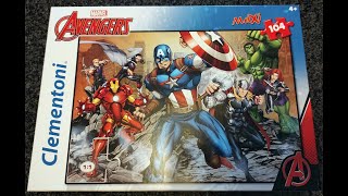 5 Puzzle Clementoni Avengers 104 pezzi [upl. by Francis]