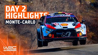 Day 2 Highlights  WRC Rallye MonteCarlo 2024 [upl. by Ayardna777]