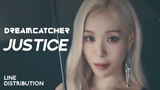 Dreamcatcher — JUSTICE  Line Distribution [upl. by Chasse]