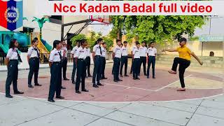 Ncc cadets कदम बदल की कारवाही सिखे 🇮🇳👌 ncc viral trending video army drill dr [upl. by Nodlehs]