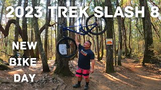 2023 TREK SLASH 8  FIRST TIME RIDING [upl. by Weston871]