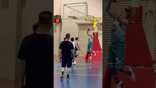 Epic AlleyOop Shot shorts highlights basketball [upl. by Schertz839]