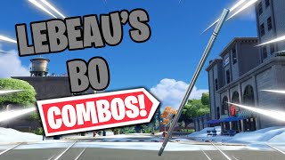 LEBEAUS B0 COMBOS  FORTNITE PICKAXE REVIEW [upl. by Hannis467]