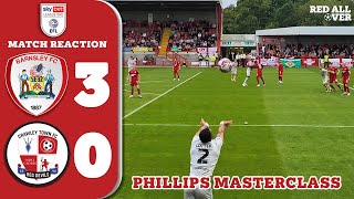 REACTION  BARNSLEY 30 CRAWLEY TOWN  PHILLIPS MASTERCLASS  RED ALL OVER [upl. by Cornelle668]