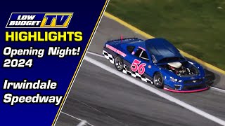 Highlights Irwindale Speedway Opening Night 2024 [upl. by Earissed356]