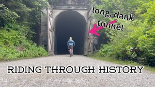 Riding through Snoqualmie Tunnel Hyak to Cedar Falls [upl. by Cressida]