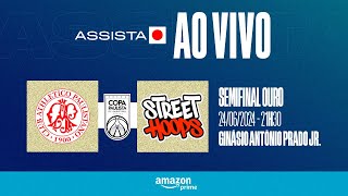 AO VIVO  Paulistano x Street Hoops  Série Ouro  Semifinal da Copa Paulista de Basketball 2024 [upl. by Dowski48]