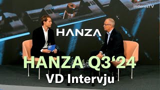 HANZA Q3´24 Kundbasen är krockkudden mot konjunkturen [upl. by Netsew]