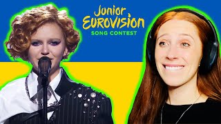 I REACTED TO UKRAINES SONG FOR JUNIOR EUROVISION 2021OLENA USENKOVAZHIL [upl. by Adnalra]