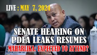 PDEA LEAK SENATE PROBE RESUMES LIVE MAY 7 2024 [upl. by Yrrap276]