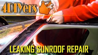 DIY How to Unclog a Sunroof Drain [upl. by Kreager]