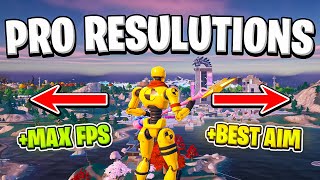 TOP 5 PRO STRETCHED RESOLUTIONS In Fortnite Season 4  🔨 FPS BOOST amp Smoother Gameplay 🔨 [upl. by Kendal]