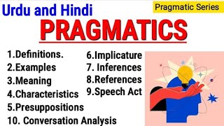 Pragmatics  Definitions  Characteristics  Components  in Urdu and Hindi [upl. by Hurlbut938]