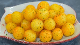 Amazing Potato Recipe Potato Balls  Potato Snacks  ASMR cooking [upl. by Aldric]