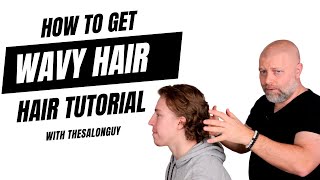 How to Get Wavy Hair for All Hair Types  TheSalonGuy [upl. by Stoddard668]