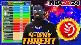 NEW GAMECHANGING BEST BUILD FOR CURRENT GEN NBA 2K24 ALL AROUND DEMIGOD OLD GEN BUILD [upl. by Gebhardt]