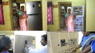 NEW REFRIGERATOR PURCHASEUNBOXING AND SPECIFICATIONS PRICEAMMA SAMAYAL MEENAKSHI [upl. by Amerak]