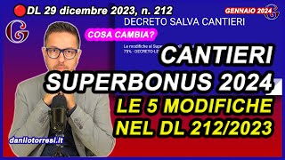 Le MODIFICHE 2024 al Superbonus alla cessione del credito e alle barriere architettoniche 75 [upl. by Damita489]