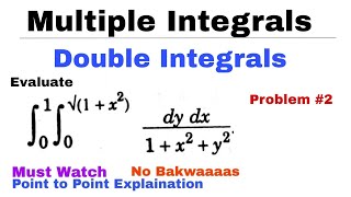 3 Double Integrals  Problem2  Multiple Integrals  Complete Concept [upl. by Asssilem]