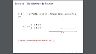 Transformée de Fourier de ft [upl. by Eenahpets]