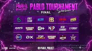 PABLO TOURNAMENT  QON TOKILADI BUGUN DAXSHAT [upl. by Launame448]