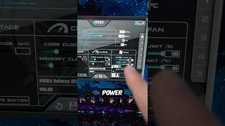 How to overclock your GPU PC PCGaming Overclocking GamingPC [upl. by Ronel]