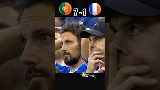 Portugal 🇵🇹 vs France 🇫🇷 euro final 2026 IMG Portugal destroyed France youtube football shorts [upl. by Oicul]