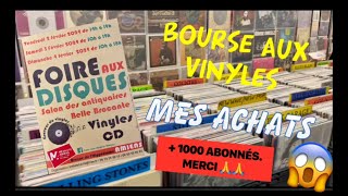 RETOUR DE FOIRE AUX DISQUES A AMIENS • MA PREMIERE  • MES ACHATS VINYLES  1K ABONNÉS MERCI 🙏🙏 [upl. by Antonio127]