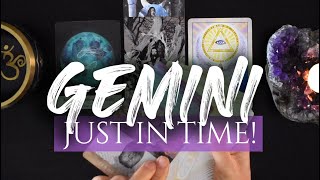 GEMINI TAROT READING  quotA WAKE UP CALL LEADS TO A HUGE WINquot JUST IN TIME [upl. by Nylle]