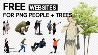 10 websites to download FREE cut out PNG People and Trees [upl. by Salohci]