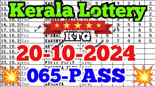 Kerala lottery guessing  20102024  Kerala lottery result [upl. by Wain]